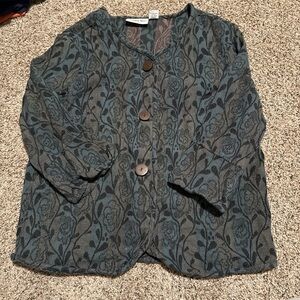 Floral Button-Up Jacket